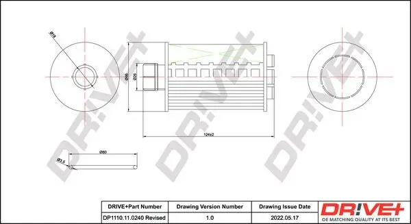 Ölfilter Dr!ve+ DP1110.11.0240