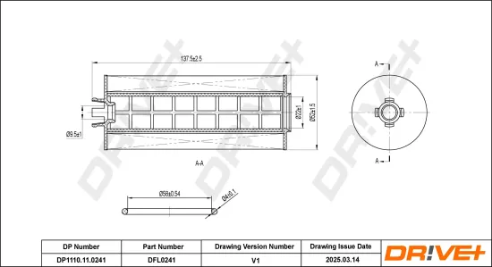 Ölfilter Dr!ve+ DP1110.11.0241 Bild Ölfilter Dr!ve+ DP1110.11.0241
