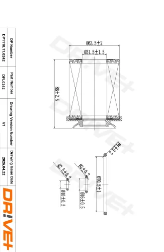 Ölfilter Dr!ve+ DP1110.11.0242 Bild Ölfilter Dr!ve+ DP1110.11.0242