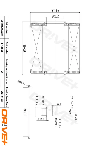 Ölfilter Dr!ve+ DP1110.11.0250 Bild Ölfilter Dr!ve+ DP1110.11.0250