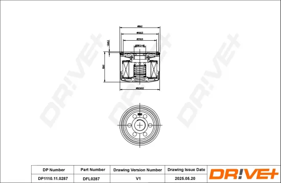 Ölfilter Dr!ve+ DP1110.11.0287 Bild Ölfilter Dr!ve+ DP1110.11.0287