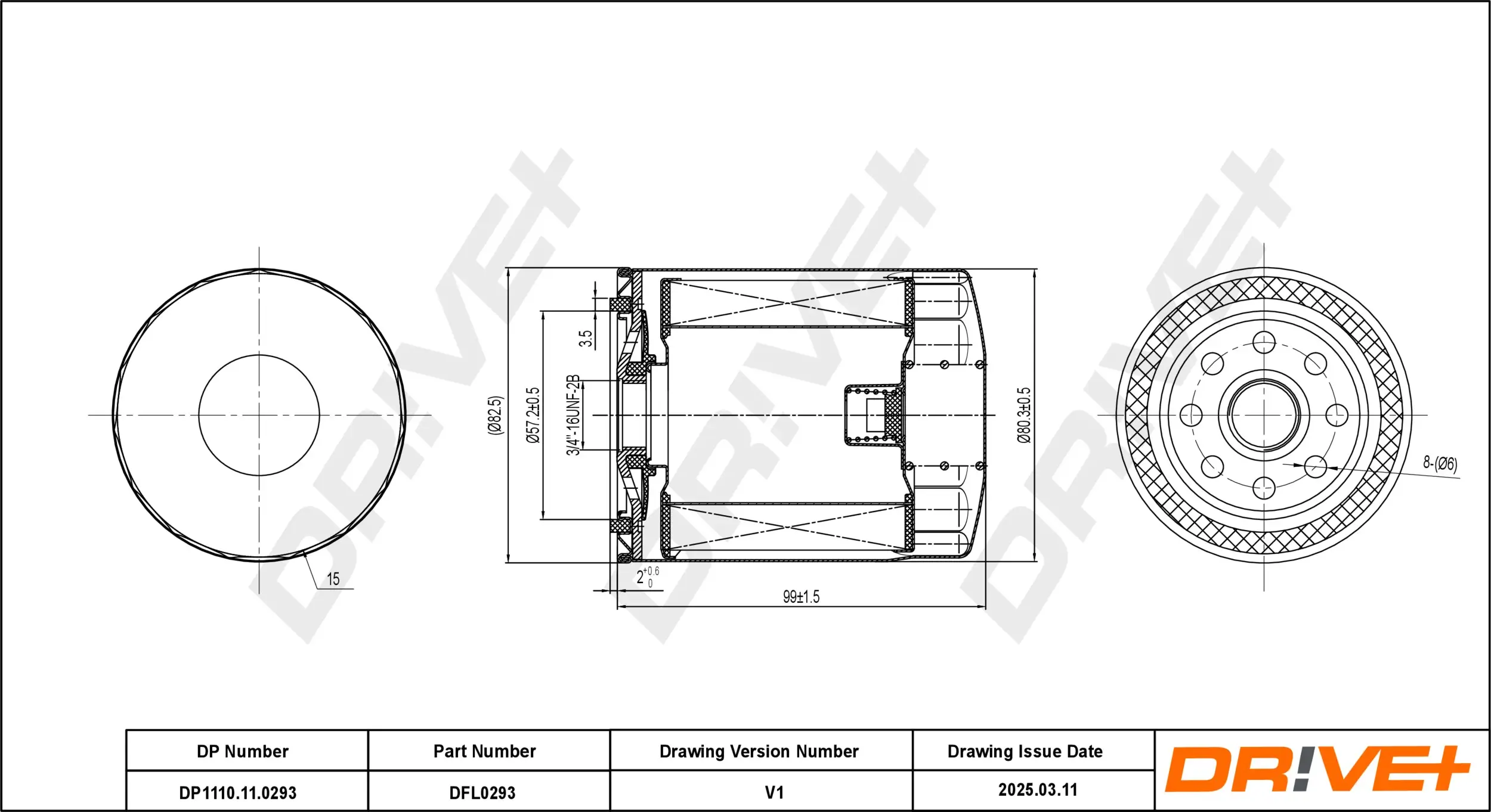 Ölfilter Dr!ve+ DP1110.11.0293