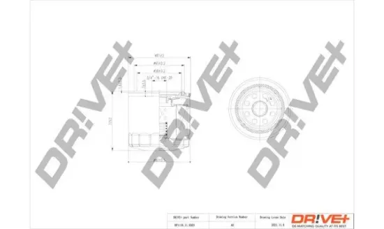 Ölfilter Dr!ve+ DP1110.11.0303 Bild Ölfilter Dr!ve+ DP1110.11.0303