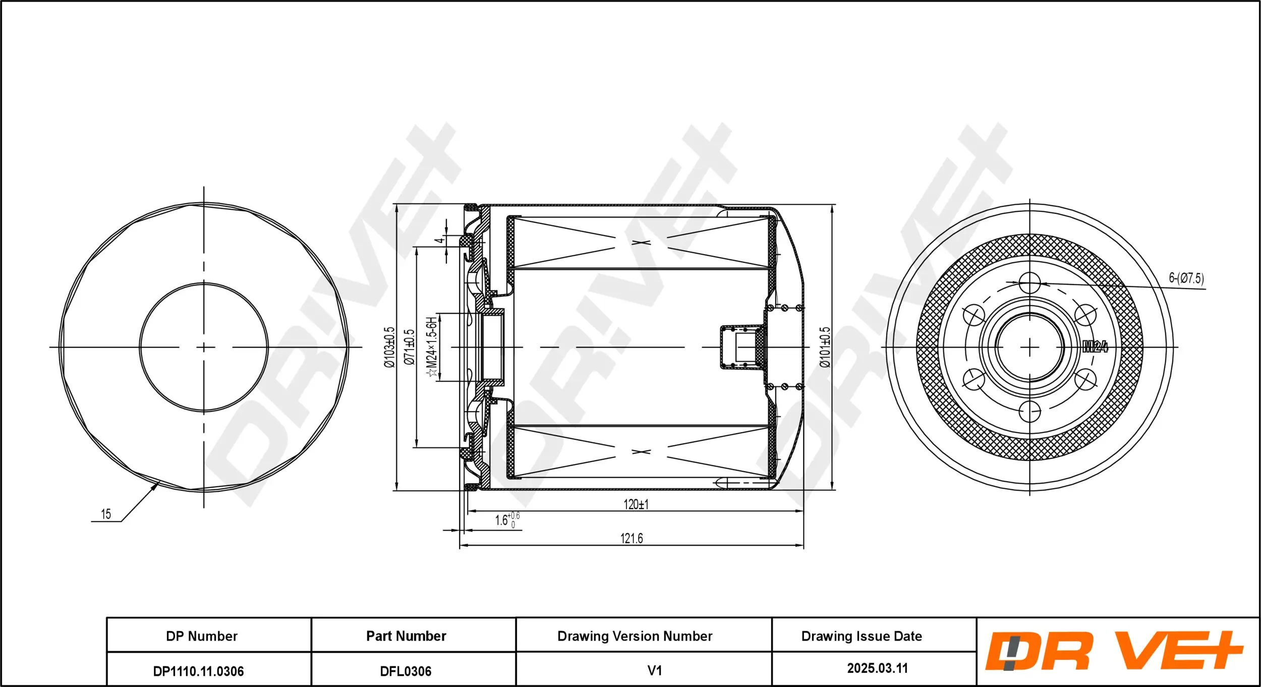 Ölfilter Dr!ve+ DP1110.11.0306