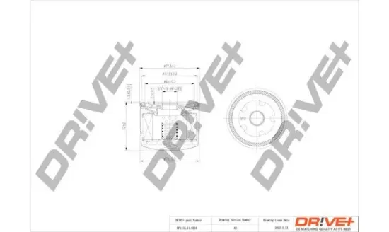 Ölfilter Dr!ve+ DP1110.11.0310 Bild Ölfilter Dr!ve+ DP1110.11.0310