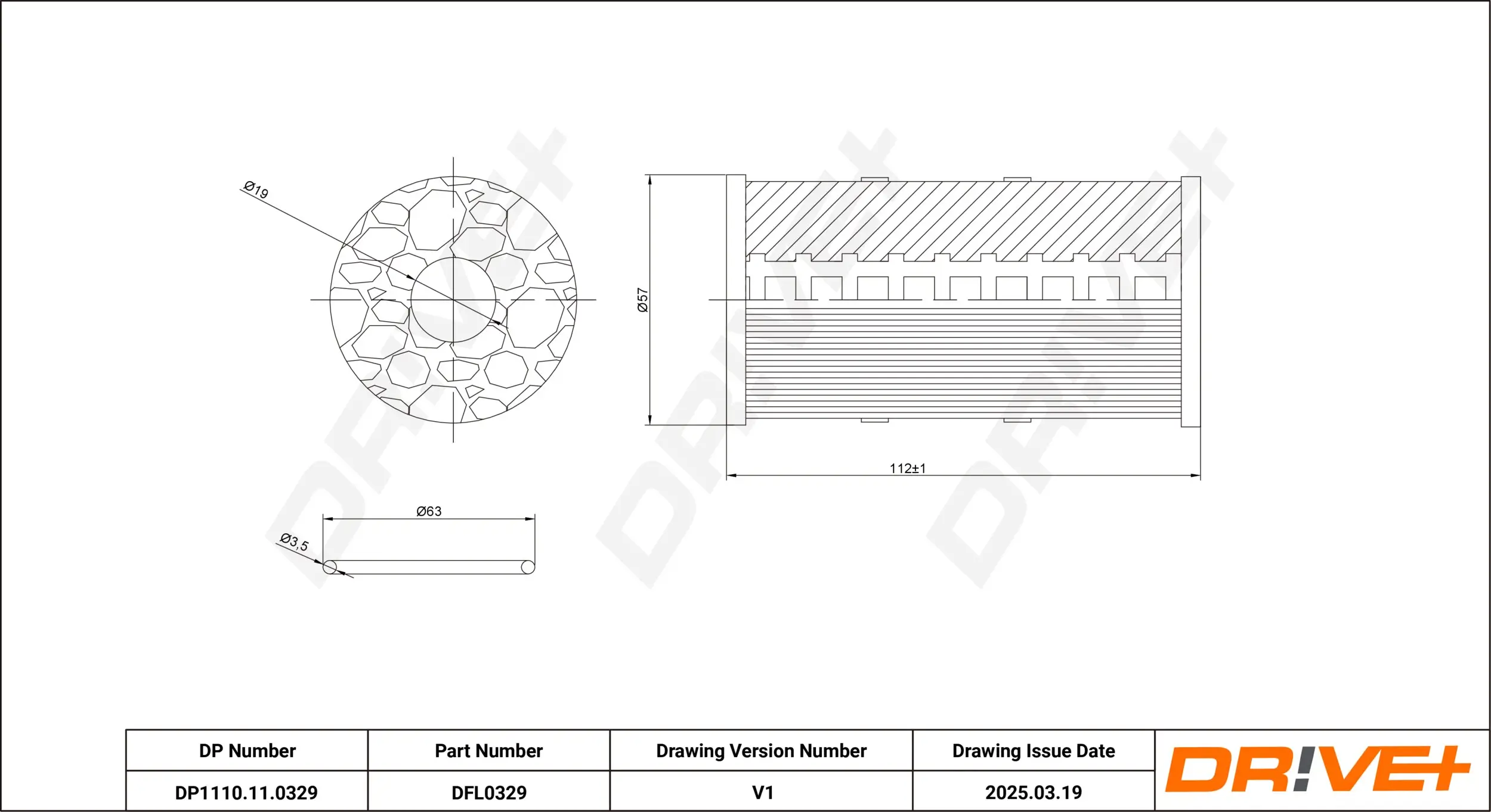 Ölfilter Dr!ve+ DP1110.11.0329