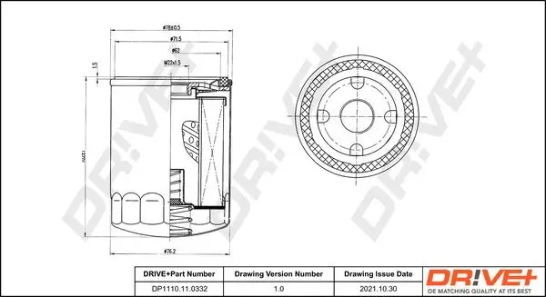 Ölfilter DR!VE+ DP1110.11.0332