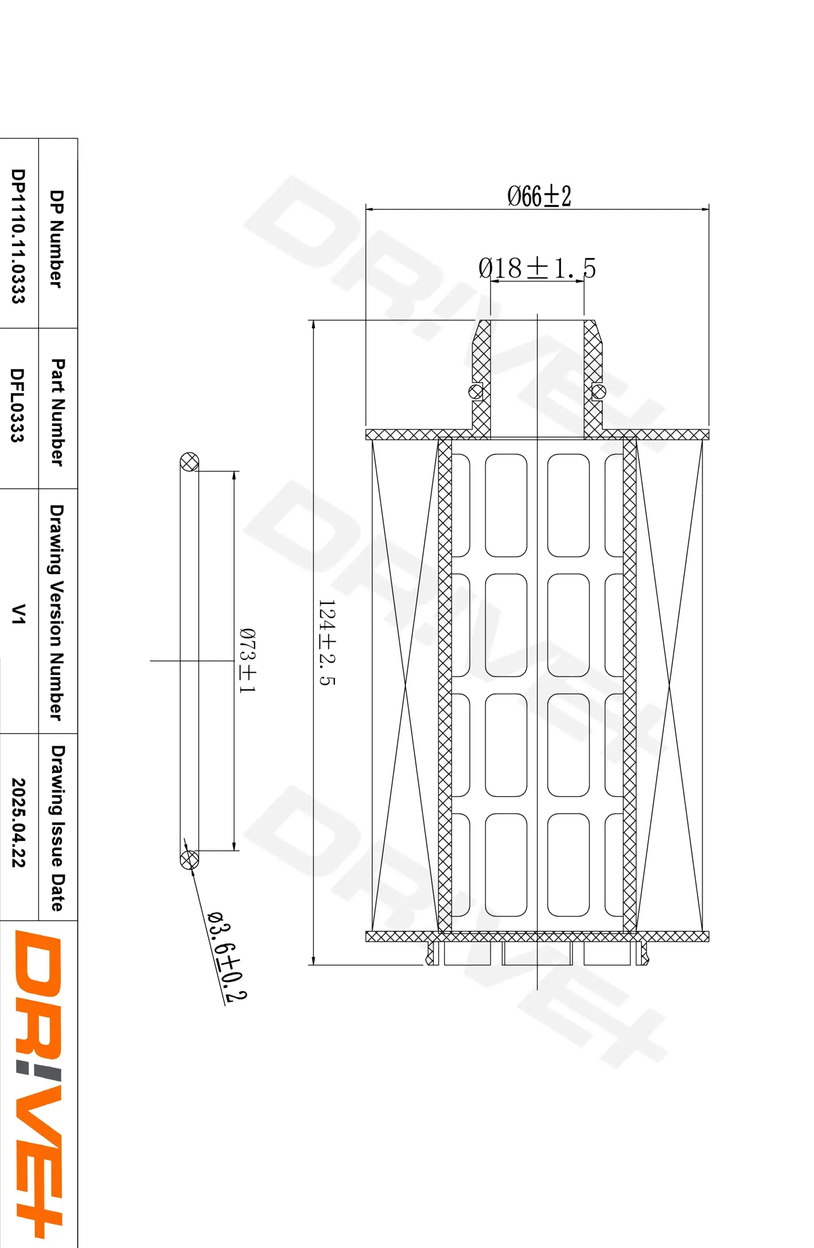 Ölfilter Dr!ve+ DP1110.11.0333
