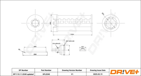 Ölfilter Dr!ve+ DP1110.11.0340 Bild Ölfilter Dr!ve+ DP1110.11.0340
