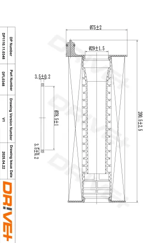 Ölfilter Dr!ve+ DP1110.11.0348 Bild Ölfilter Dr!ve+ DP1110.11.0348