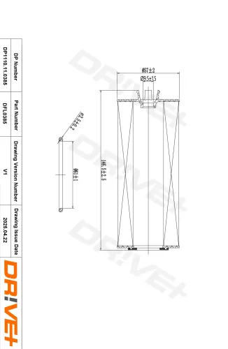 Ölfilter DR!VE+ DP1110.11.0385 Bild Ölfilter DR!VE+ DP1110.11.0385