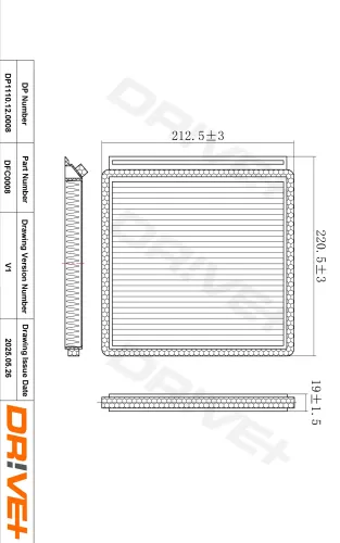 Filter, Innenraumluft Dr!ve+ DP1110.12.0008 Bild Filter, Innenraumluft Dr!ve+ DP1110.12.0008