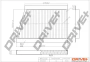 Filter, Innenraumluft Dr!ve+ DP1110.12.0019