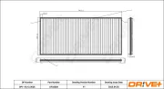 Filter, Innenraumluft Dr!ve+ DP1110.12.0028