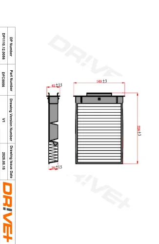 Filter, Innenraumluft Dr!ve+ DP1110.12.0056 Bild Filter, Innenraumluft Dr!ve+ DP1110.12.0056