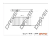 Filter, Innenraumluft Dr!ve+ DP1110.12.0071