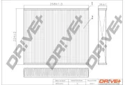 Filter, Innenraumluft Dr!ve+ DP1110.12.0074