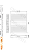 Filter, Innenraumluft Dr!ve+ DP1110.12.0074