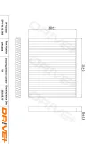 Filter, Innenraumluft Dr!ve+ DP1110.12.0085