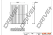 Filter, Innenraumluft Dr!ve+ DP1110.12.0087