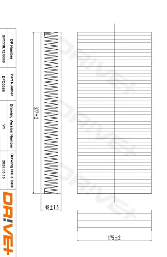 Filter, Innenraumluft Dr!ve+ DP1110.12.0088 Bild Filter, Innenraumluft Dr!ve+ DP1110.12.0088