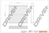 Filter, Innenraumluft Dr!ve+ DP1110.12.0094