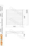 Filter, Innenraumluft Dr!ve+ DP1110.12.0103