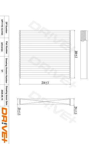 Filter, Innenraumluft Dr!ve+ DP1110.12.0103 Bild Filter, Innenraumluft Dr!ve+ DP1110.12.0103