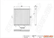 Filter, Innenraumluft Dr!ve+ DP1110.12.0105