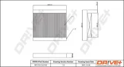 Filter, Innenraumluft Dr!ve+ DP1110.12.0152