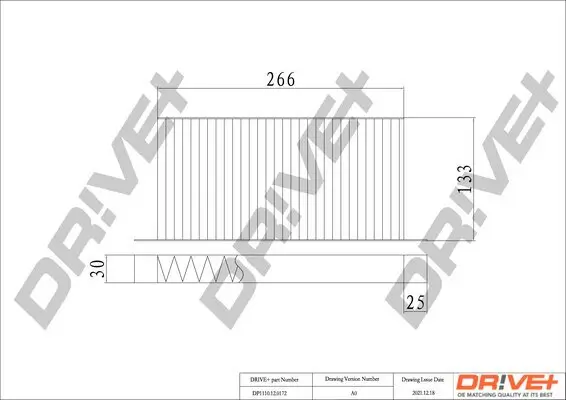 Filter, Innenraumluft Dr!ve+ DP1110.12.0172