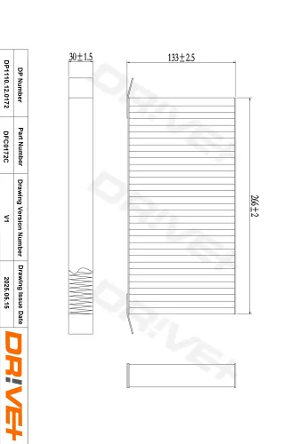 Filter, Innenraumluft Dr!ve+ DP1110.12.0172 Bild Filter, Innenraumluft Dr!ve+ DP1110.12.0172