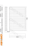 Filter, Innenraumluft Dr!ve+ DP1110.12.0185