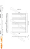 Filter, Innenraumluft Dr!ve+ DP1110.12.0186