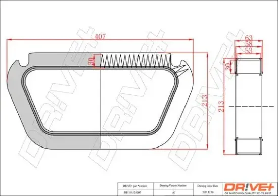 Filter, Innenraumluft Dr!ve+ DP1110.12.0187 Bild Filter, Innenraumluft Dr!ve+ DP1110.12.0187