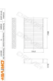 Filter, Innenraumluft Dr!ve+ DP1110.12.0194
