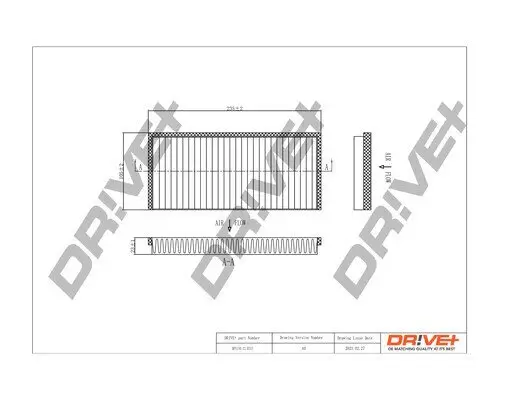 Filter, Innenraumluft Dr!ve+ DP1110.12.0213