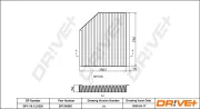Filter, Innenraumluft Dr!ve+ DP1110.12.0220