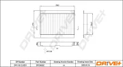 Filter, Innenraumluft Dr!ve+ DP1110.12.0233