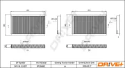 Filter, Innenraumluft Dr!ve+ DP1110.12.0237