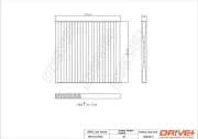 Filter, Innenraumluft DR!VE+ DP1110.12.0320