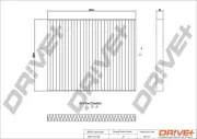 Filter, Innenraumluft Dr!ve+ DP1110.12.0328