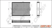 Filter, Innenraumluft Dr!ve+ DP1110.12.0332