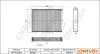 Filter, Innenraumluft Dr!ve+ DP1110.12.0332
