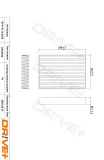 Filter, Innenraumluft Dr!ve+ DP1110.12.0358