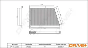 Filter, Innenraumluft Dr!ve+ DP1110.12.0365