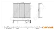 Filter, Innenraumluft Dr!ve+ DP1110.12.0375
