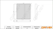 Filter, Innenraumluft Dr!ve+ DP1110.12.0396