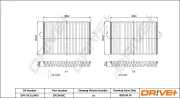 Filter, Innenraumluft Dr!ve+ DP1110.12.0415