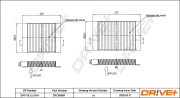 Filter, Innenraumluft Dr!ve+ DP1110.12.1034